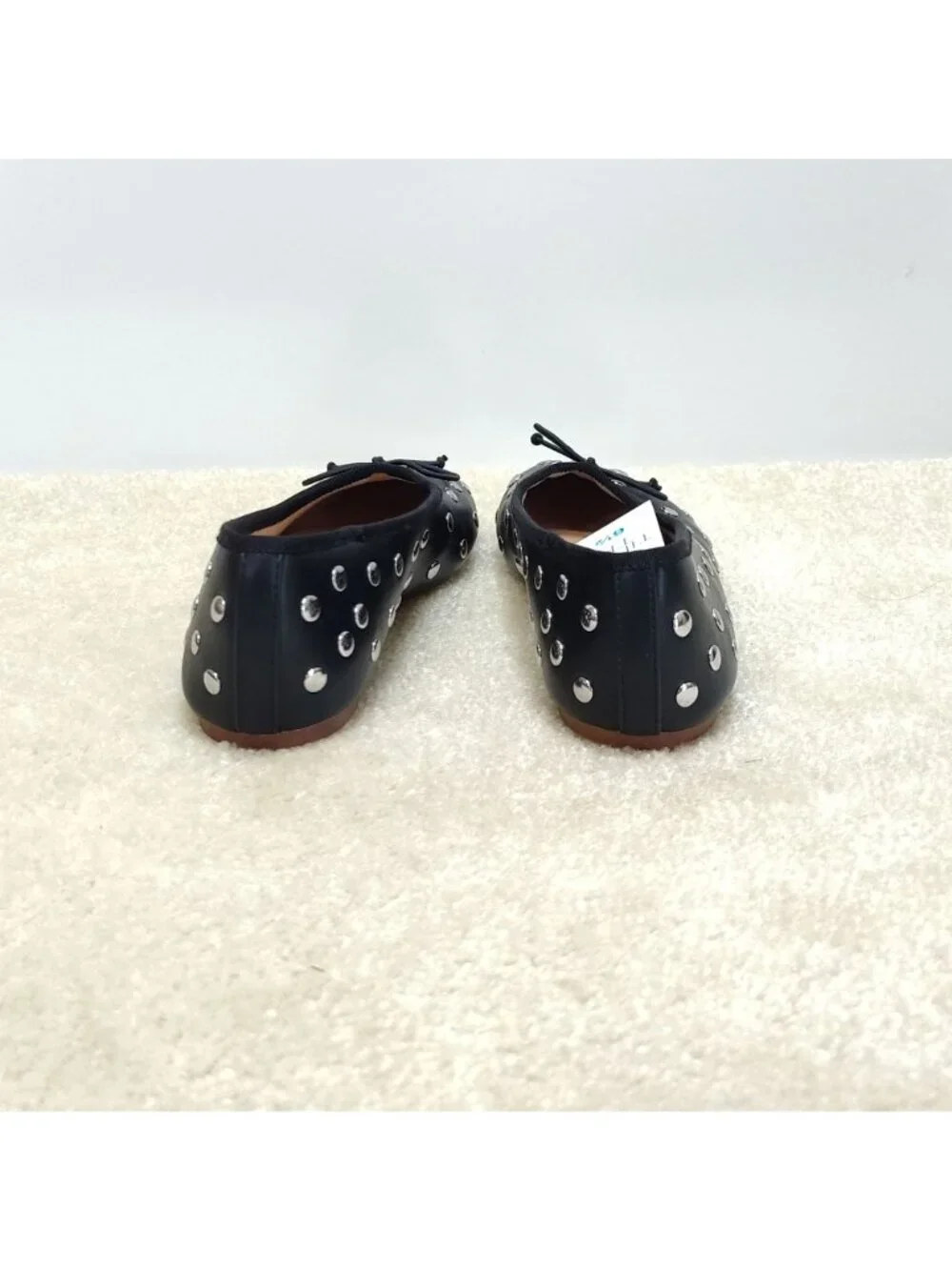 Time And Tru Studded Ballet Mary Jane Flats Loafers Slides Mules Slip-on US 6.5